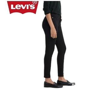 LEVI'S 711 SKINNY Women's Jeans in Black 28x29